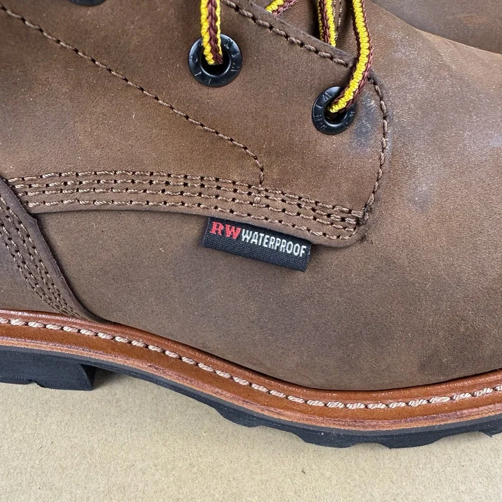 Red Wing Loggermax 2120 Waterproof Work Boots Men's Sz 11.5D Non Metallic Toe